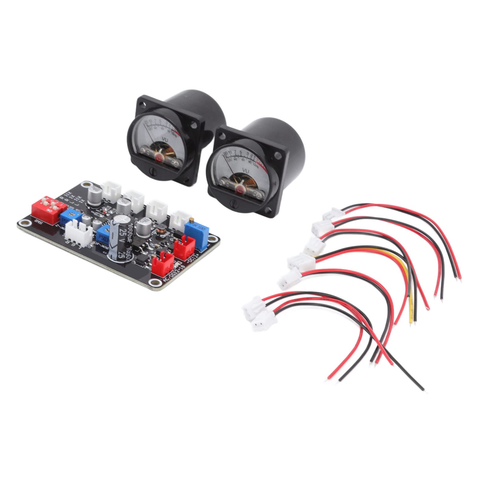 Amplificateur de puissance professionnel VU, panneau de mesure avec carte pilote, haute précision, réponse rapide pour studio d'enregistrement, audio domestique, ABS 12 V, 18 V, 2