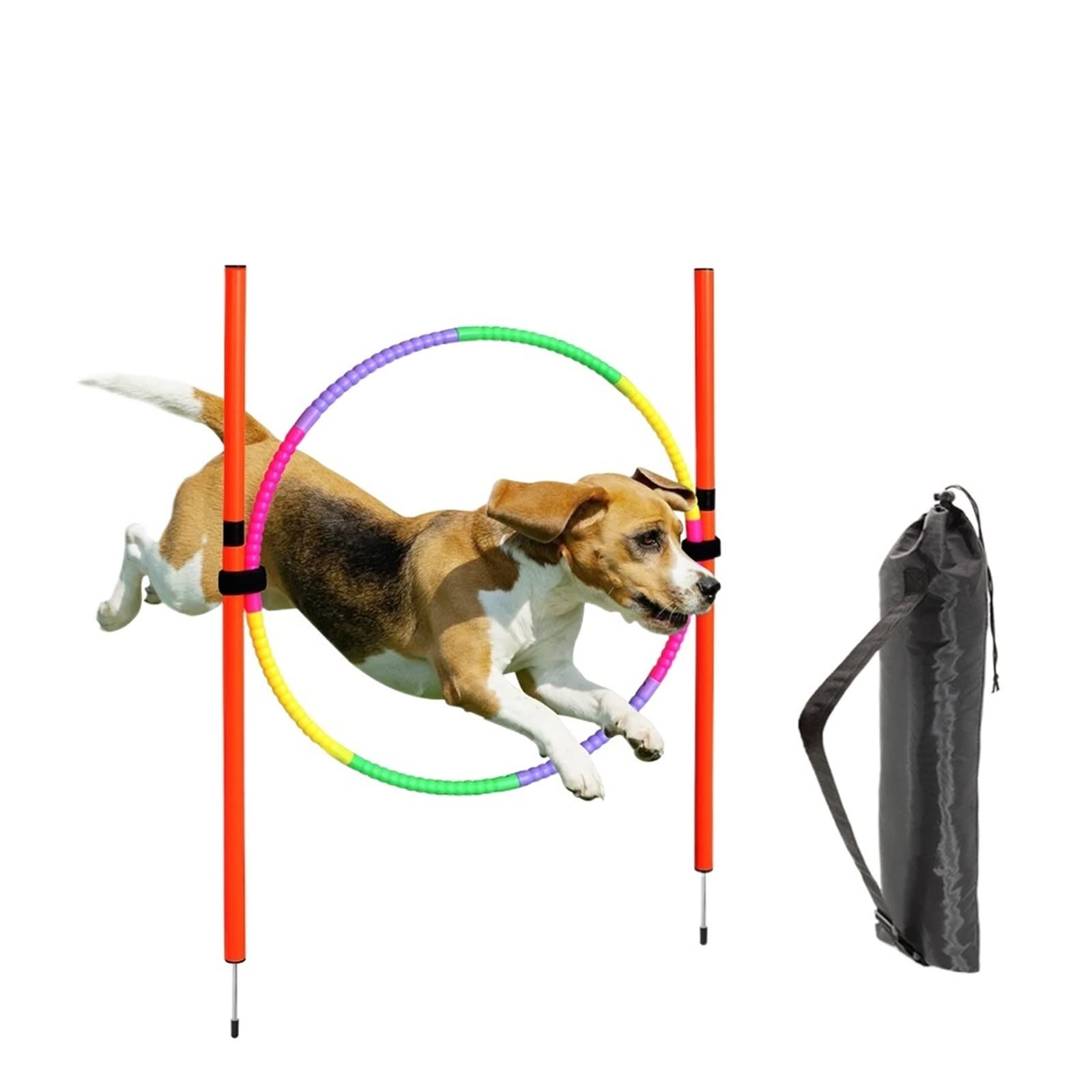 Attrezzatura per prodotti per l'addestramento del cane Cani portatili Strumento per saltare Cani all'aperto Palo da corsa Palo sportivo Attrezzatura per l'agilità dell'animale domestico (Color : 1,