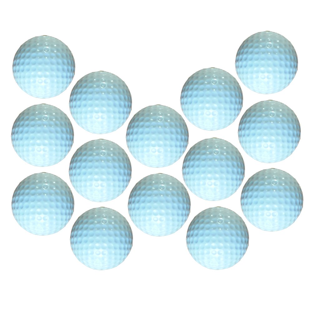 Dsmile Practice Golf Balls, Foam, 14 Count, White