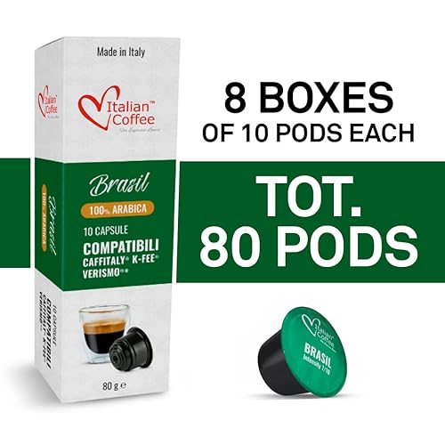 Vista 7 de ITALIAN COFFEE FOR ESPRESSO LOVERS Cápsulas de café italiano compatibles con Verismo, CBTL, Caffitaly, sistemas K-fee