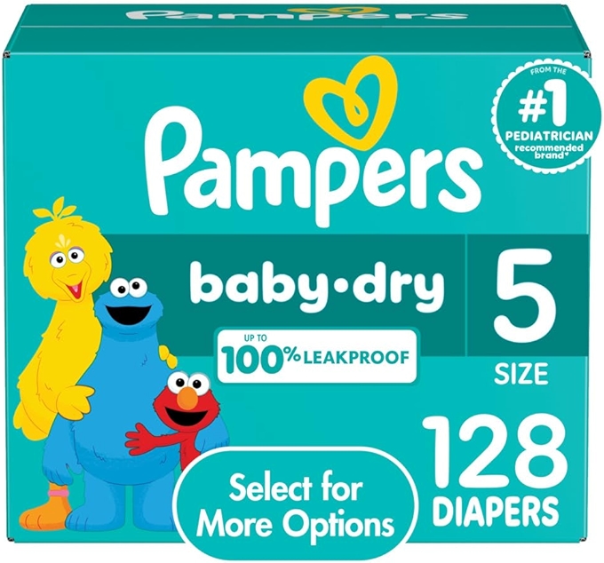 Pampers Baby Dry Diapers - Size 5