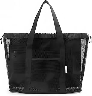 YINKE スパバッグ 温泉バッグ サウナバッグ スイミングバッグ お風呂バッグ 通気性メッシュ素材 抽繩口 大容量 コンパクト設計 軽量収納 多用途 ドライウェット分離 3WAYマルチポケット付き 男女兼用 銭湯 ジム 対応