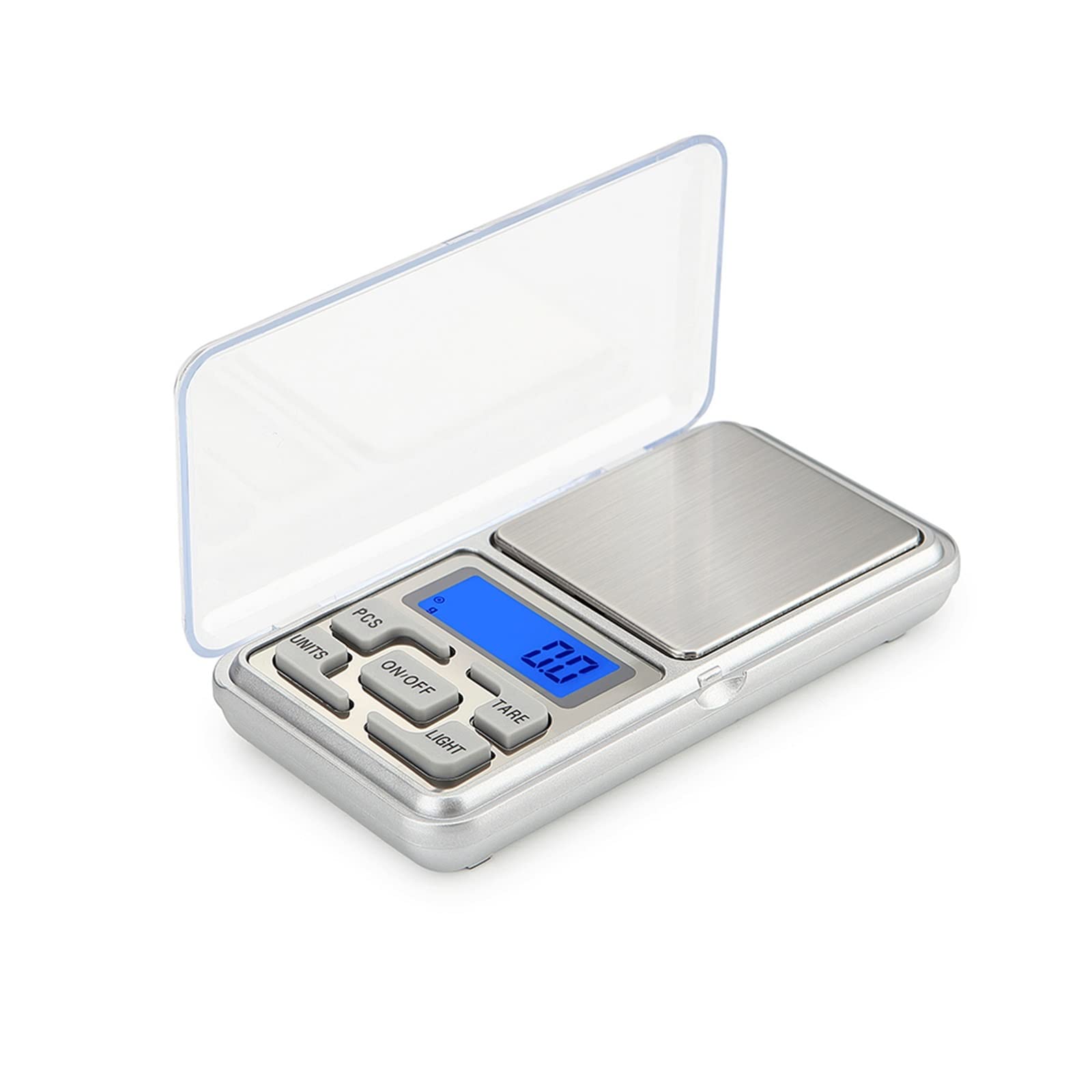 Báscula de Alimentos de 500 g x 0,01/Báscula de Cocina de Alta precisión para Alimentos y Joyas, báscula electrónica con Pantalla LCD, Mini báscula Digital de Bolsillo.