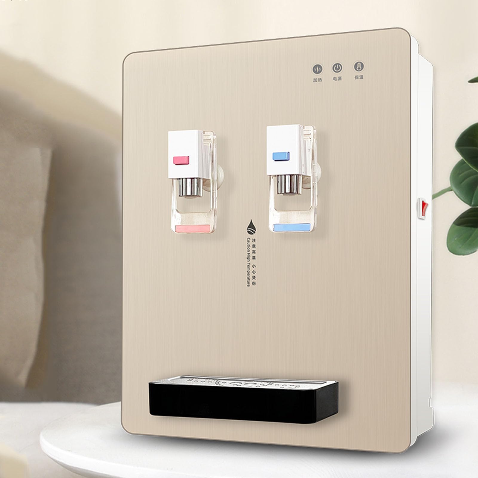 Distributeur D'eau Mural Alimenté Par Le Réseau, Chauffe En 3 Secondes, Eau Chaude Et Froide, Purificateur D'eau, Machine À Eau Chaude Instantanée Pour Bureaux, Cantines Commerciales, Écran Tactile