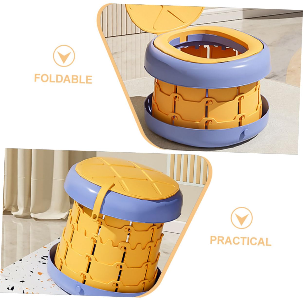 Boys and Girls Potty for Boys Portable Potty Seat Car Toilet Attachment Pp PVC for