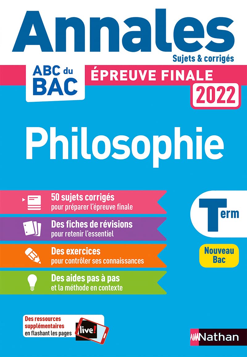 Annales Bac 2022 Philosophie - Corrigé: Sujets & corrigé