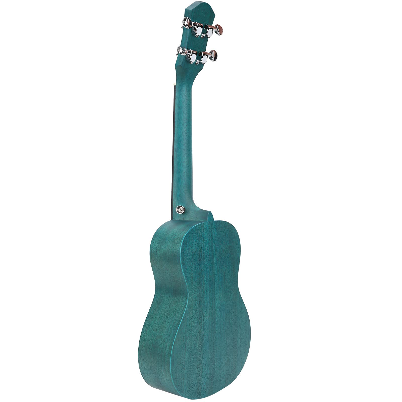 Ukulele Impiallacciatura di Mogano Ukulele Opaco Corde di Carbonio in Palissandro per Strumenti a Corde per Principianti (Retro verde malachite da 26 pollici)