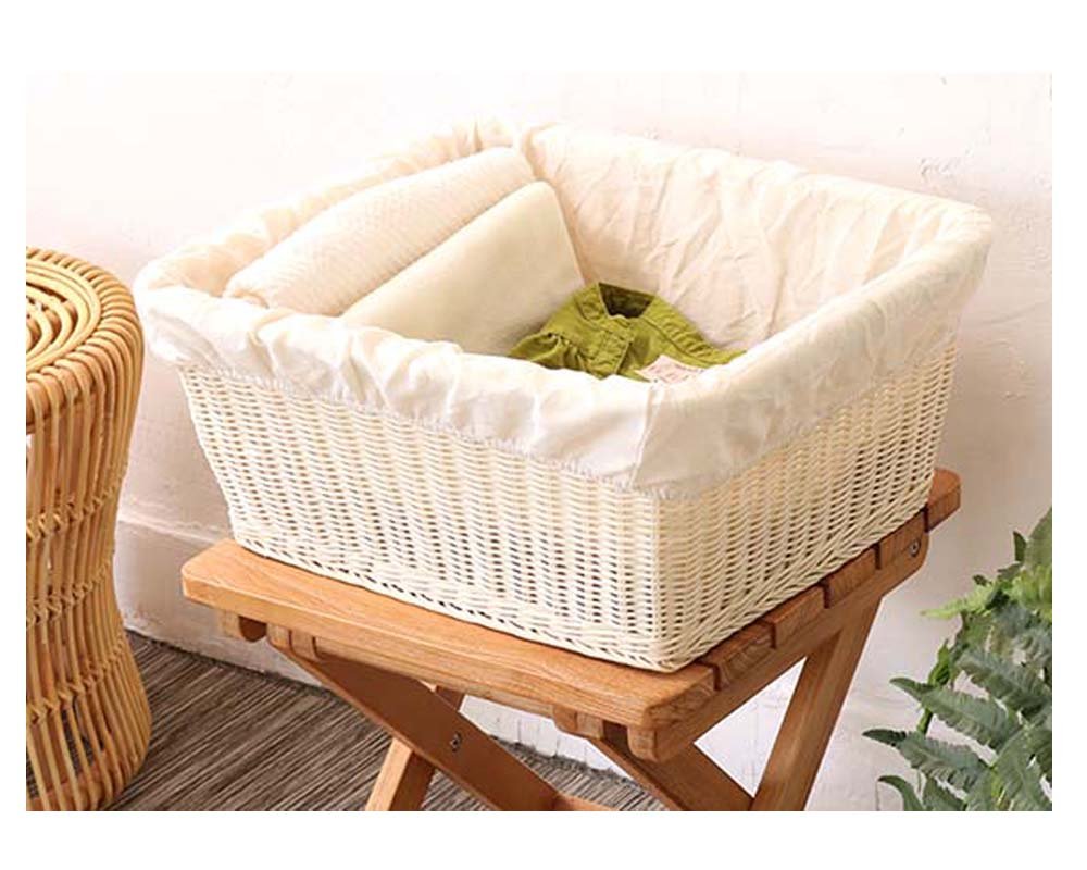 Amazon.co.jp: サンフラワーラタン バスケット WN74049 : ホーム＆キッチン