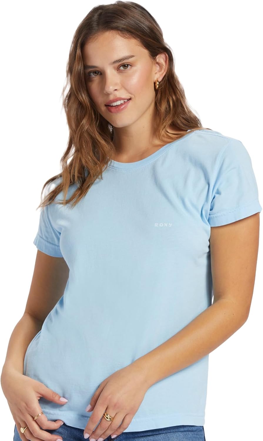 Roxy Fin Fruit Women's T-Shirt - Cerulean - L