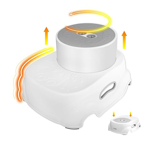 Keeygo Taburete de paso para niños, taburete antideslizante ajustable para niños pequeños, taburete de doble capa para baño, cocina, inodoro y