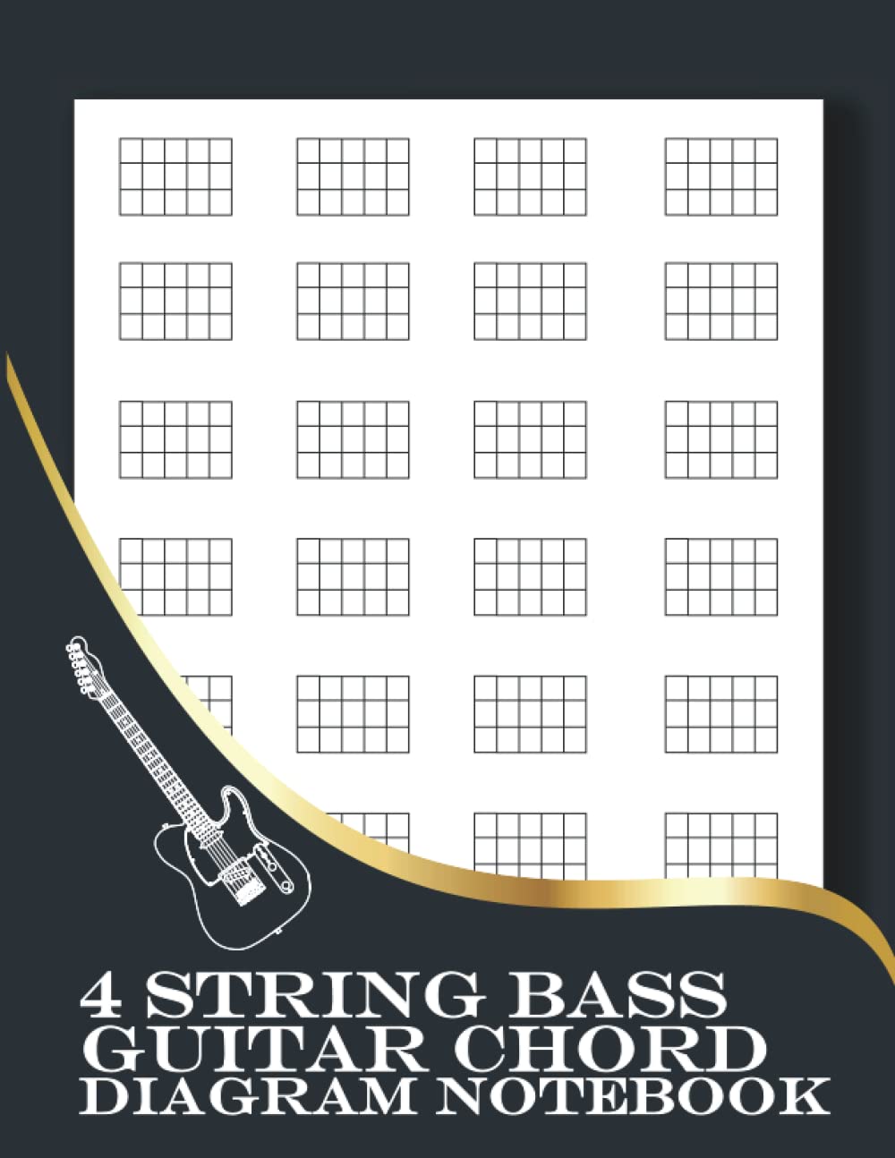 Buy Bass Guitar Chord Diagram Blank 4 String Guitar Chord Diagrams