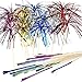 sus 100 Piezas Palillos de Cócteles de Fuegos Artificiales, Palillos de Madera Desechables para cóctel para Decoración de Pasteles, Frutas, Artículos para Fiestas, Decoración Navideña
