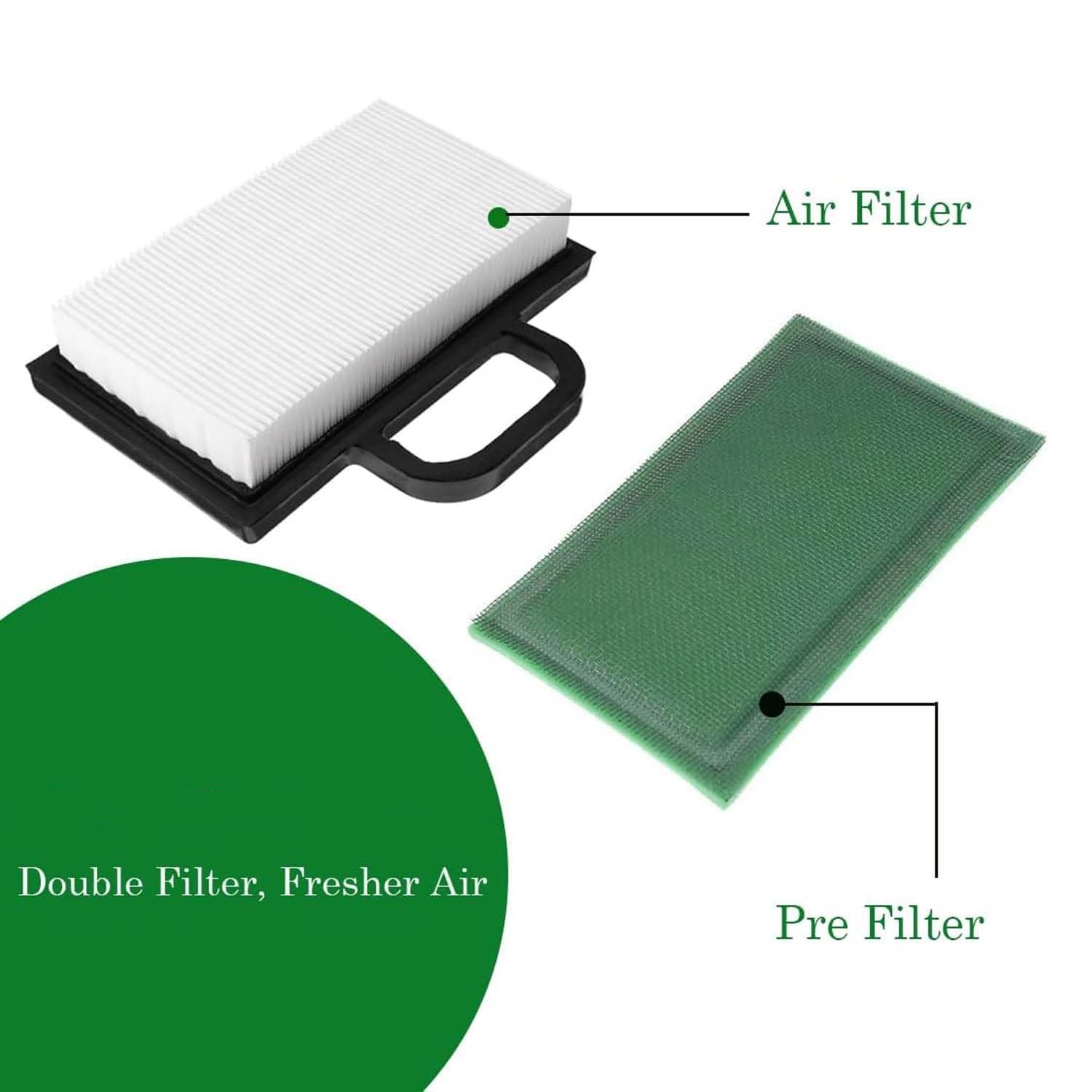 Kit Filtro Olio E Aria Per Trattorino Husqvarna – 7 Pezzi – Modelli YTH22V46, YTH2348, Z246