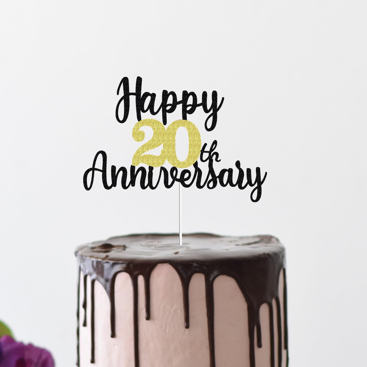 Gyufise Decoración Para Pastel De Cumpleaños Número 40, Diseño De