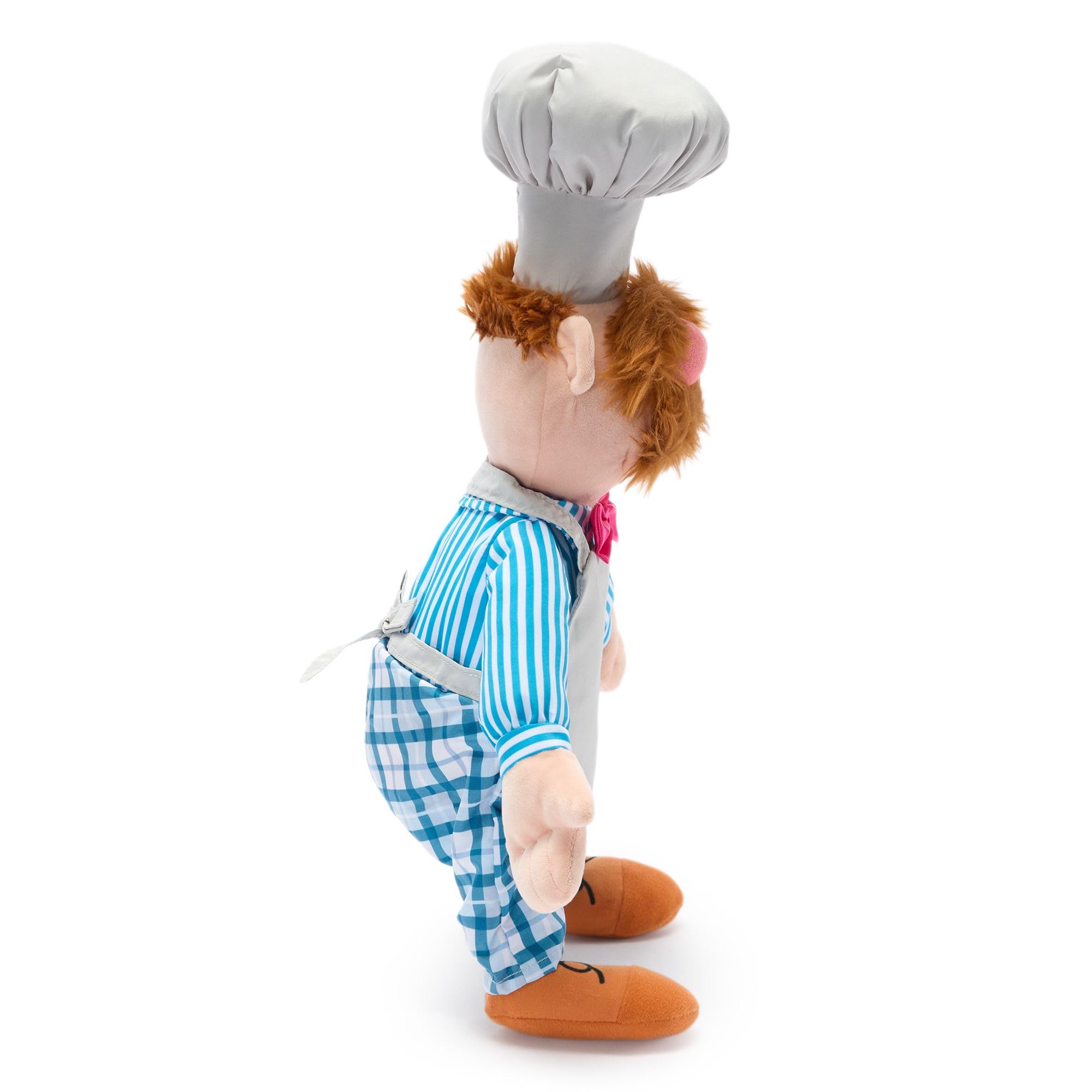 Disney Store Oficjalny szwedzki plusz szefa kuchni, 35 cm, pokaz muppetów, kolekcjonerskie, wypchane zwierzę, z haftowanymi funkcjami i szczegółową pluszową rzeźbą, zabawki Disneya dla fanów muppetów