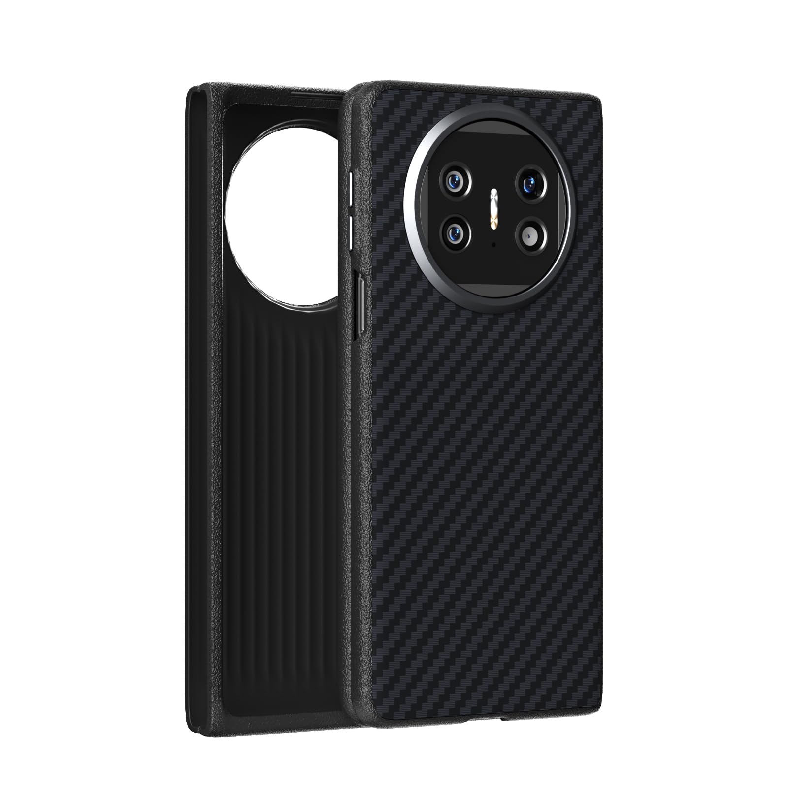 Étui pour Huawei Mate X3 à texture micro-gaufrée 6D et aimant - 8