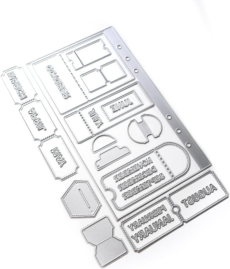 ELIZABETH CRAFT DESIGNS Planner Essentials 56-Tickets & Tabs Elizabeth Craft Metal Die
