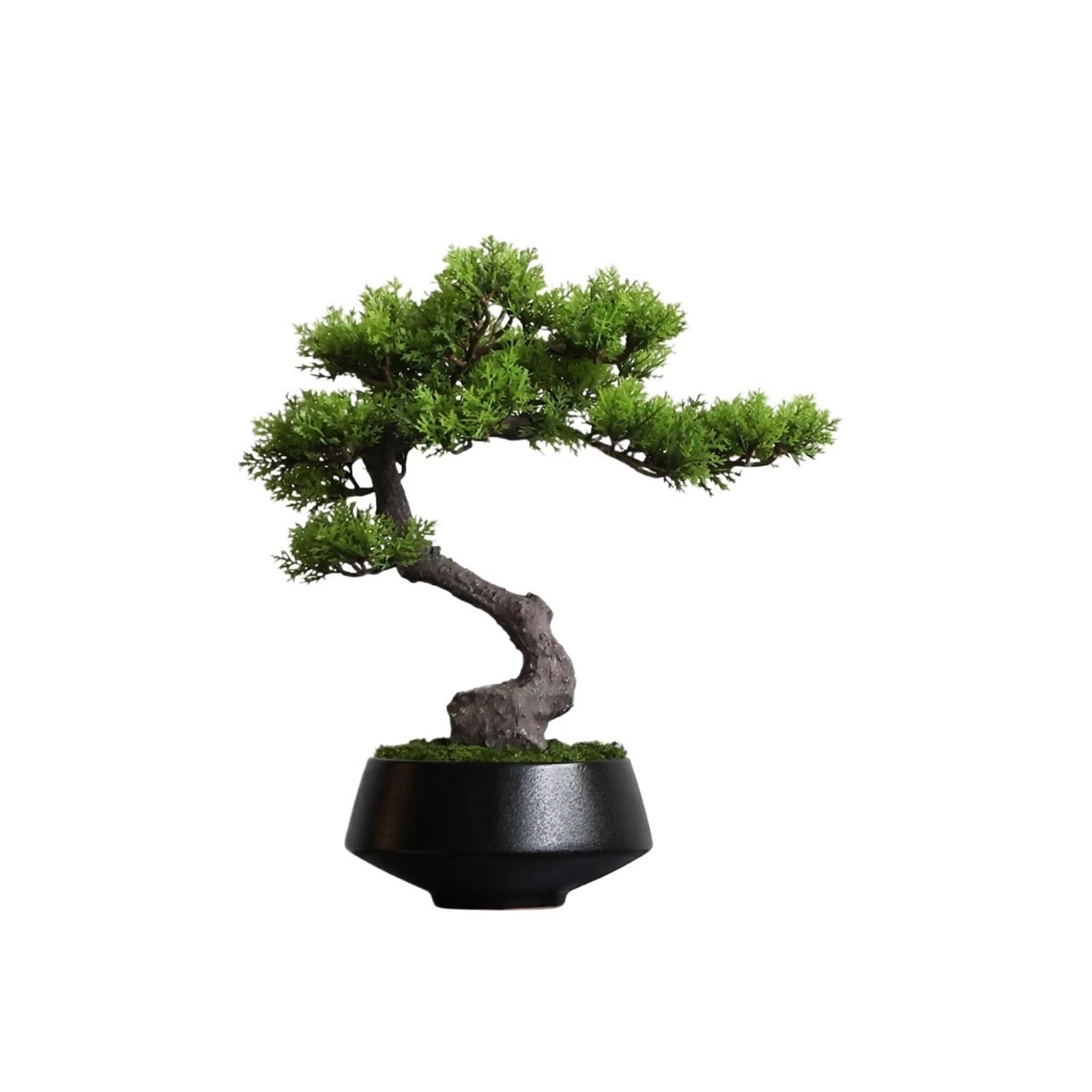 Fake Tree Chinese-style Artificial Bonsai Pine Tree Fake Desk Plants Bookshelf Decor Indoor Decor