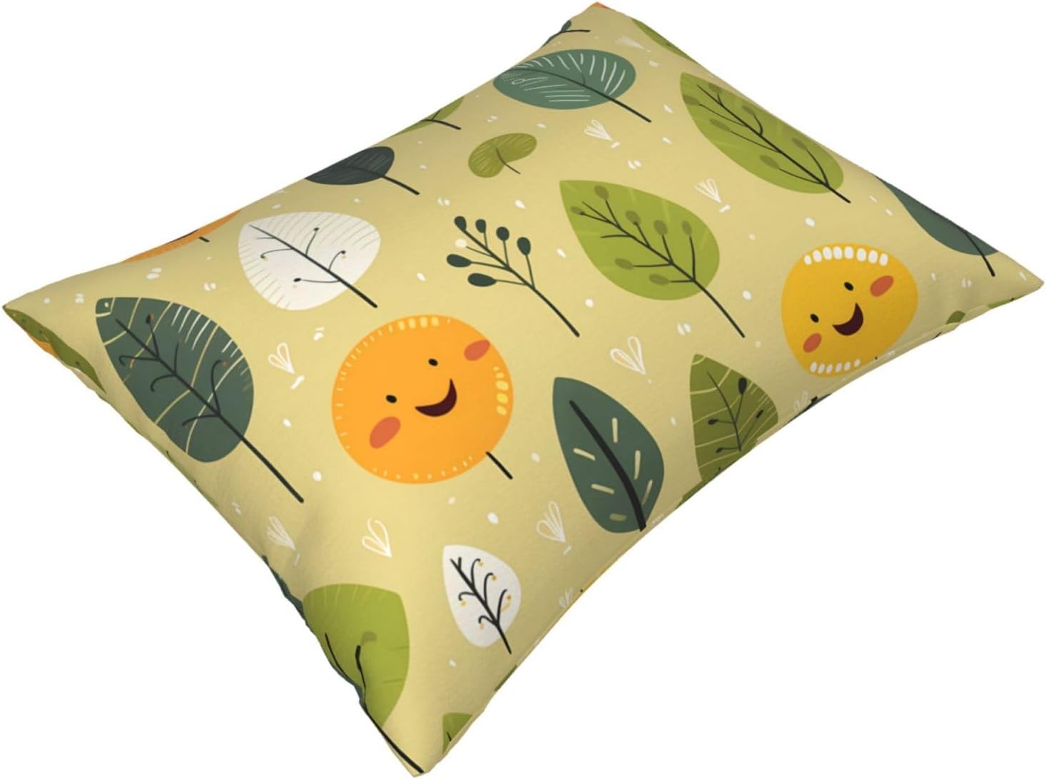 Funny Little Grass Pattern Standard Pillowcase (16 * 20 inches), Soft and Skin-Friendly Household Products image 2