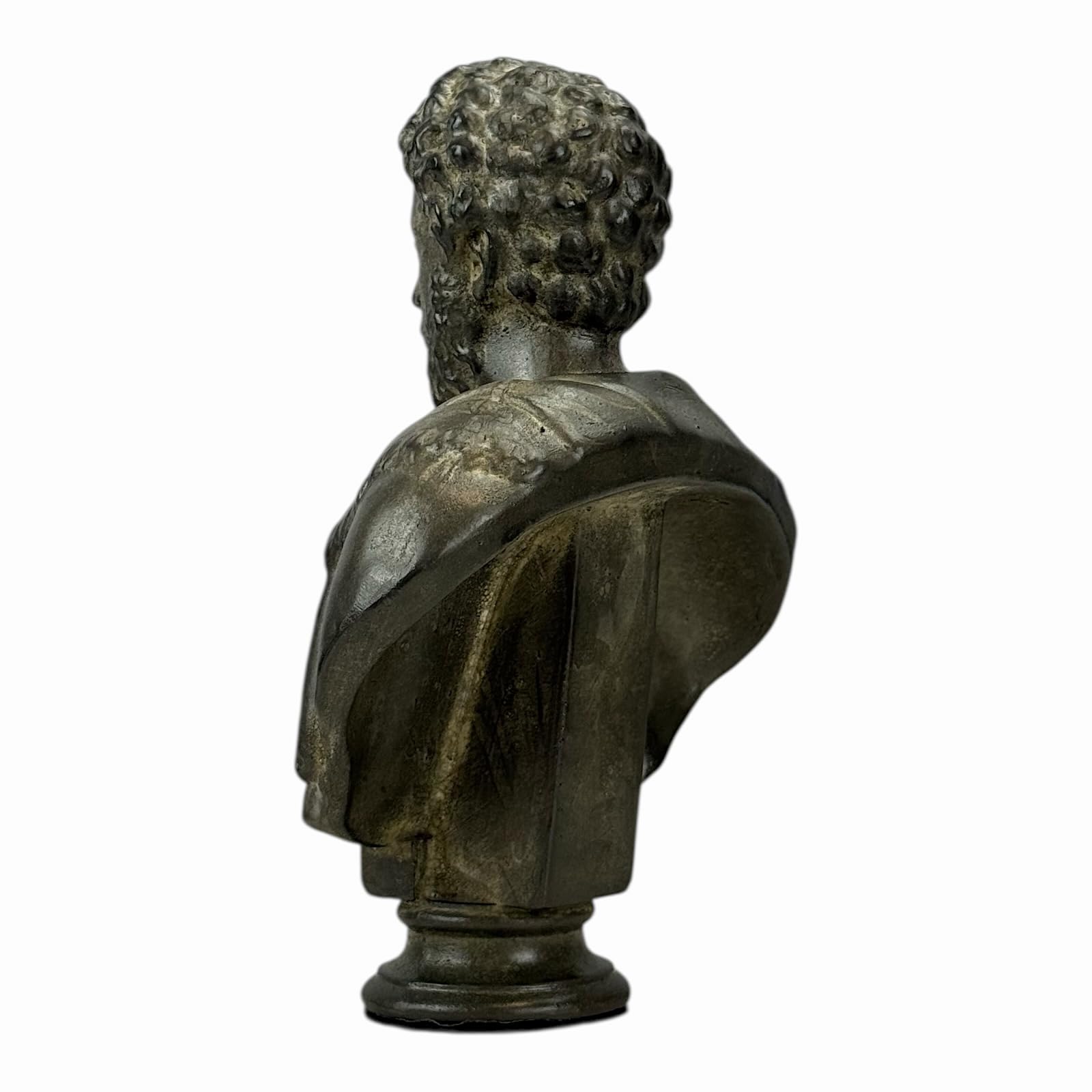Busto Marco Aurelio – Scultura imperatore romano e filosofo stoico, arte greca fatta a mano, decorazione classica, 17,8 cm