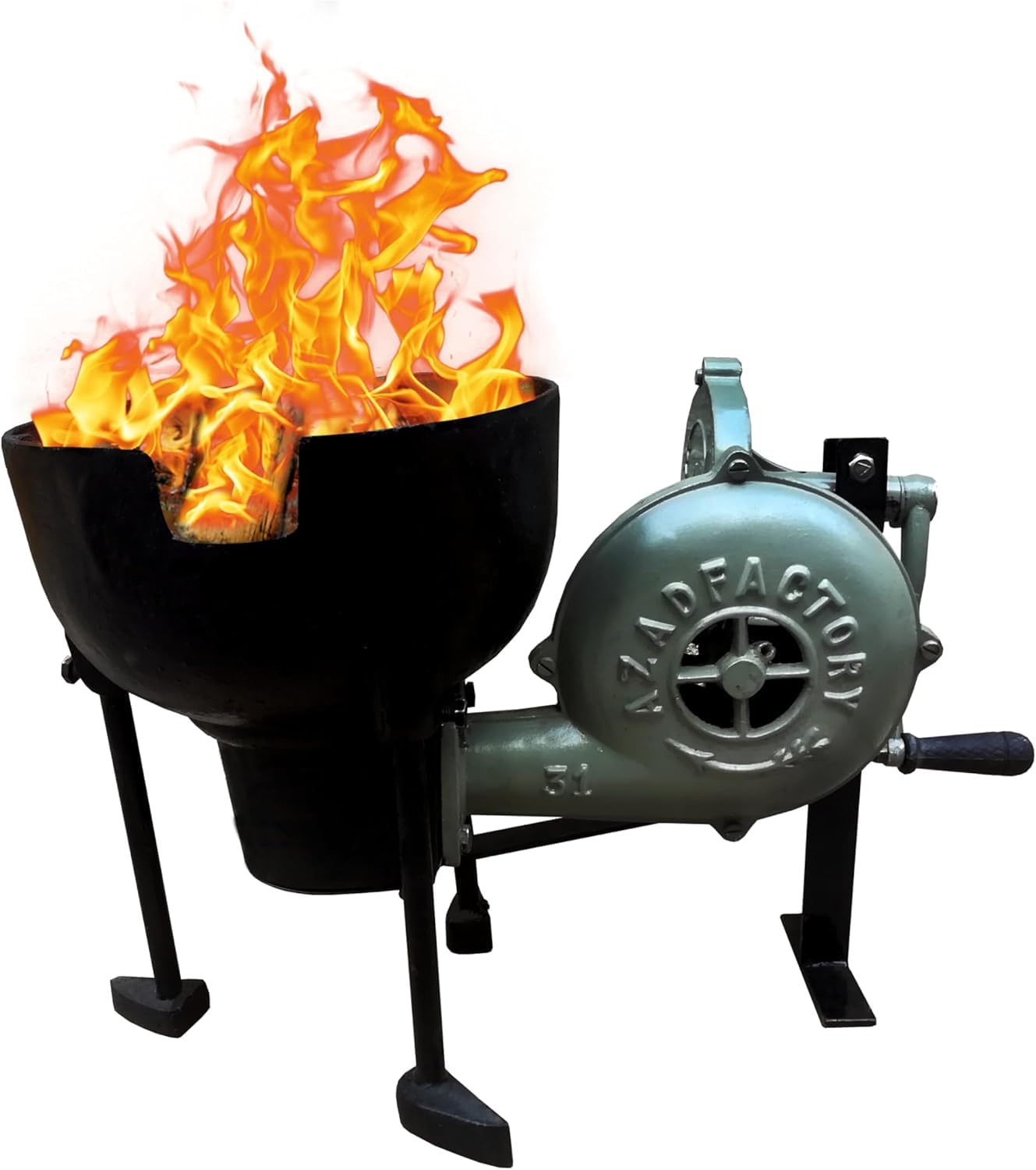 Simond Store Blacksmith's Forge Foundry Furnace with Hand Blower