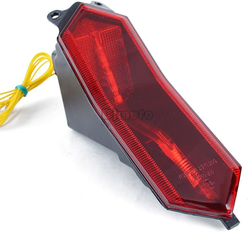 YZF-R6/R1/R7 LED Tail Brake Lights Turn Signal Integrated Compatible with YZF-R6 2017-2022,YZF-R1/R1S/R1M 2015-2022,YZF-R7 2022-2023 Motorcycle Accessories (Red)