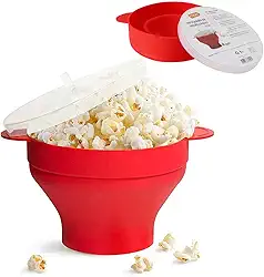 Pipoqueira Retrátil Em Silicone para Microondas