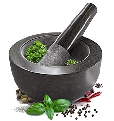 Introducing the all-new, state-of-the-art pestle and mortar, designed to elevate your culinary experience to new heights. With its sleek and elegant design, this pestle and mortar is the perfect blend of style and functionality. Easily grind a variet...