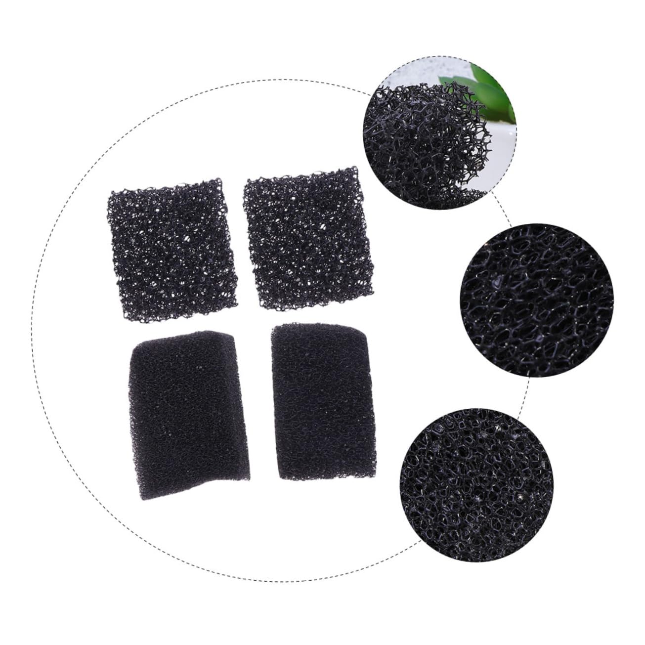 Baluue 32stücke Teiliges Schwarz Halloween Make-up Schwämme Dichte Schwämme Für Spezielle Effekte Blutschminke Und Wunden Für Cosplay Und Halloween-make-up Tragbar Und Leicht Zu