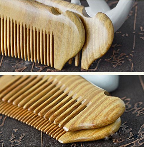 Pack de 2 Peines de Madera Antiestáticos miniatura 7