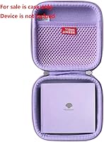 Vista 2 de Hermitshell Estuche de viaje para impresora de bolsillo Phomemo M02 Pro/Phomemo M02S (morado)