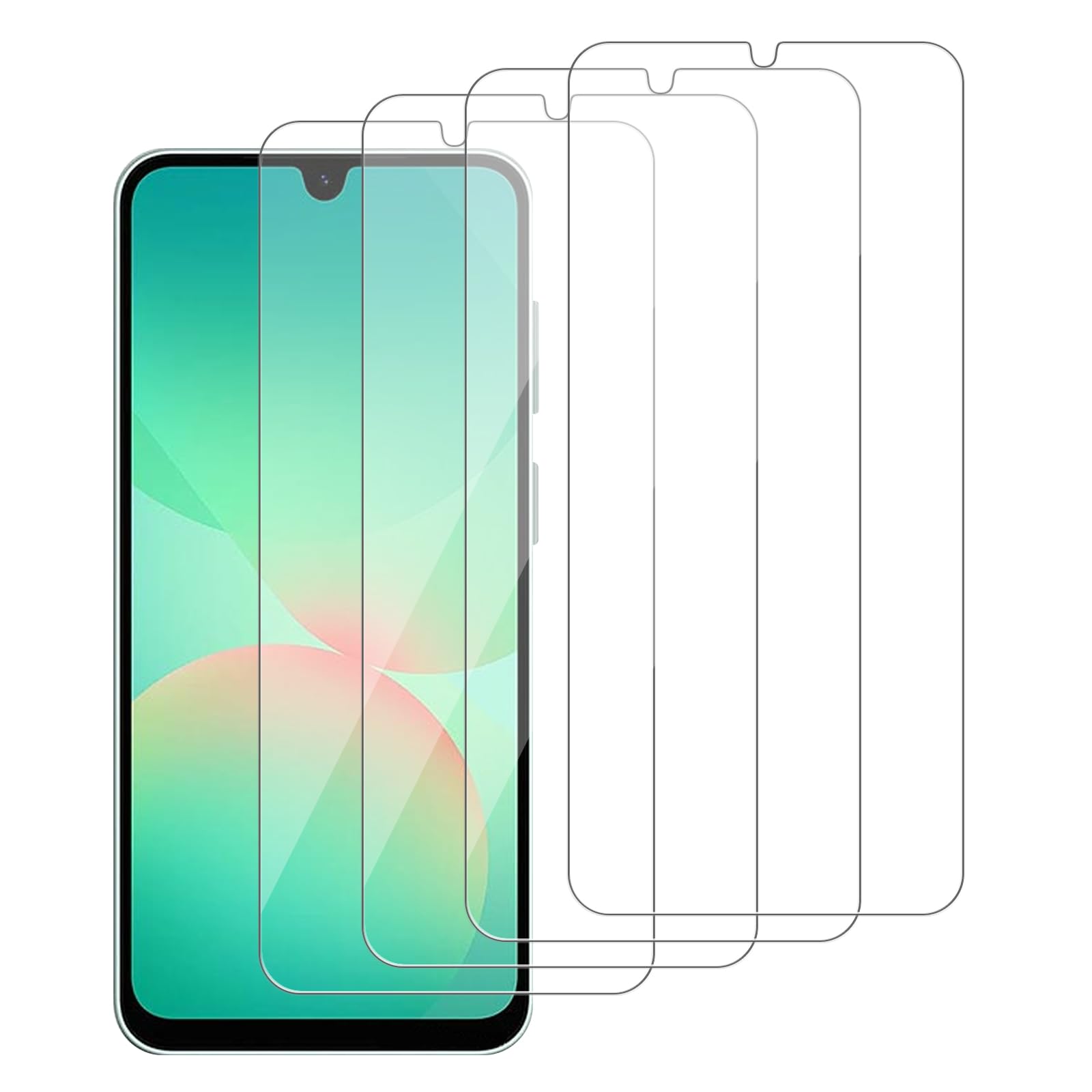 4 Pack Glass Screen Protector Compatible for Samsung Galaxy a26 5G