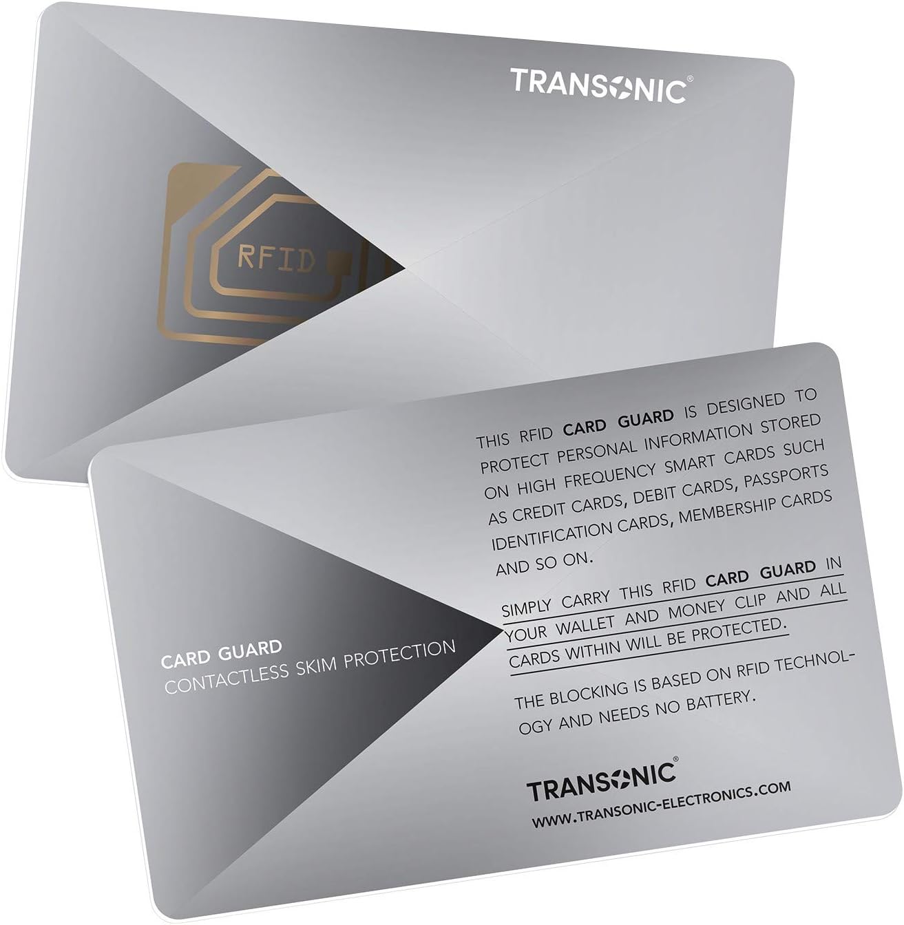 RFID/NFC Blocking Card | Contactless Cards Protection | 1 Card Protects Your Entire Wallet