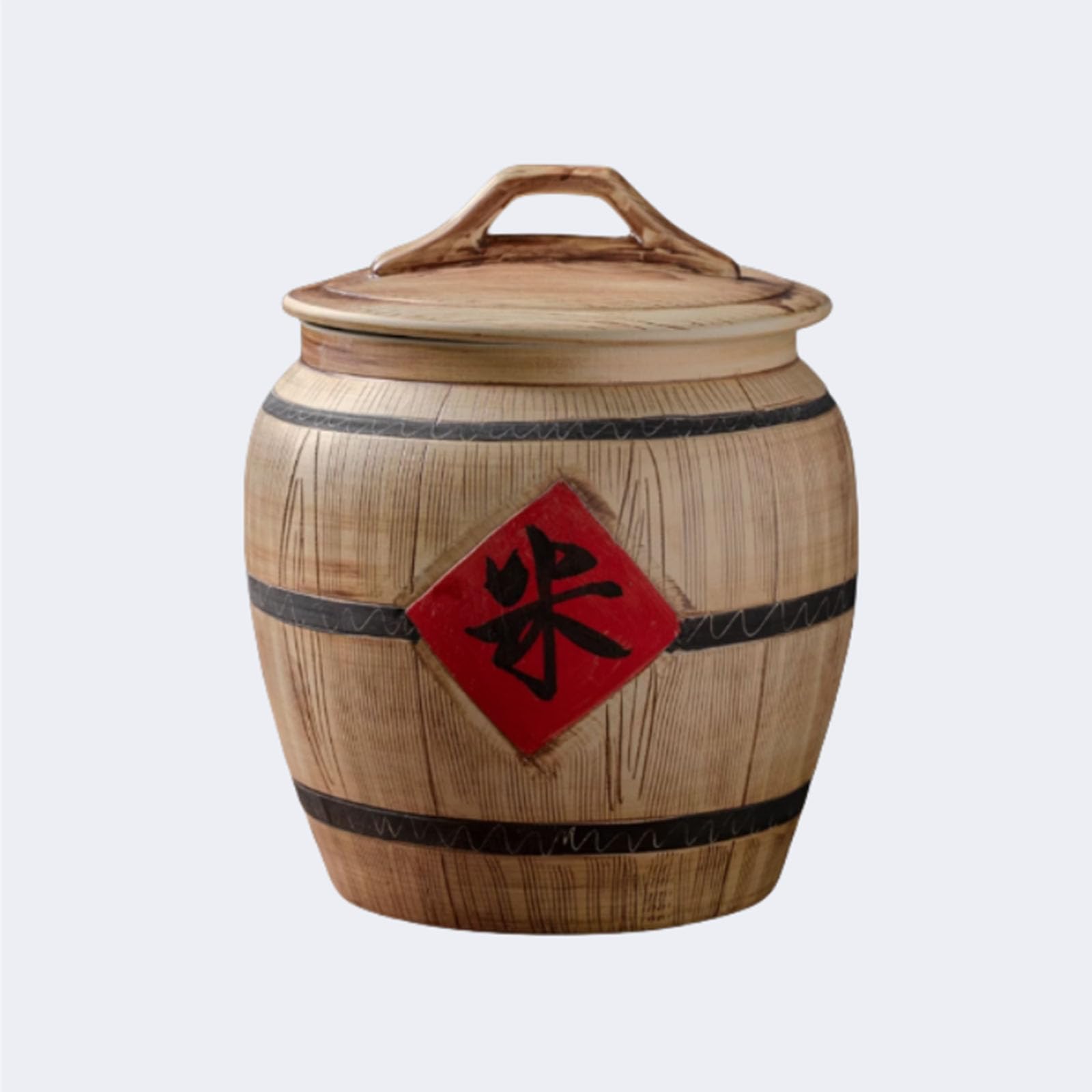 Ixtregzjkm C Offee Jar, Flour Bucket, Grain Dispenser, Rice Storage Ontainer, Erami Airtight Jar, Erami Rice Dispenser With Lid, Airtight Erami Rice Bin, Airtight Storage Ontainer For Pantry 15Kg