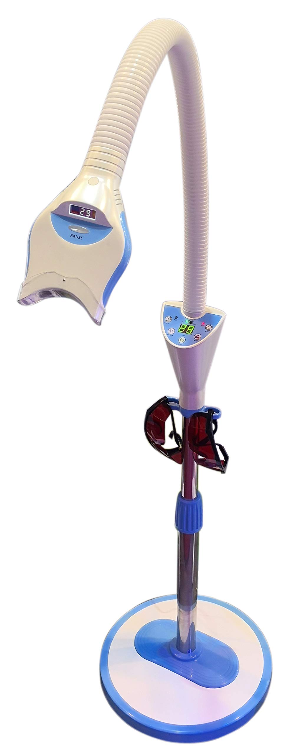 Teeth Whitening Machine with 32Pcs Blue Red Purple LED Lights Floor-Standing Type MD555