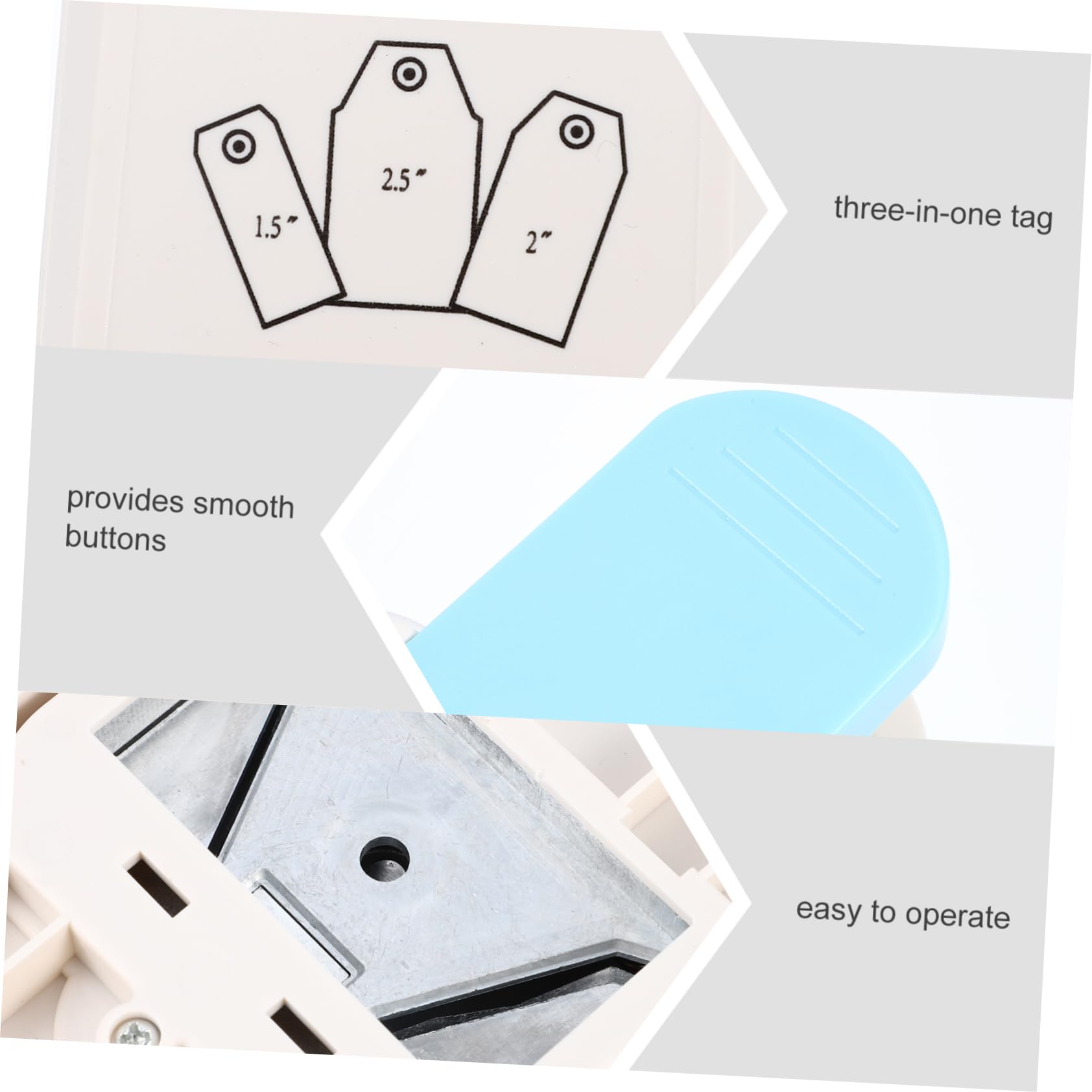 Perforatrice à Levier pour Scrapbooking et Étiquettes, 3,8 à 6,4cm