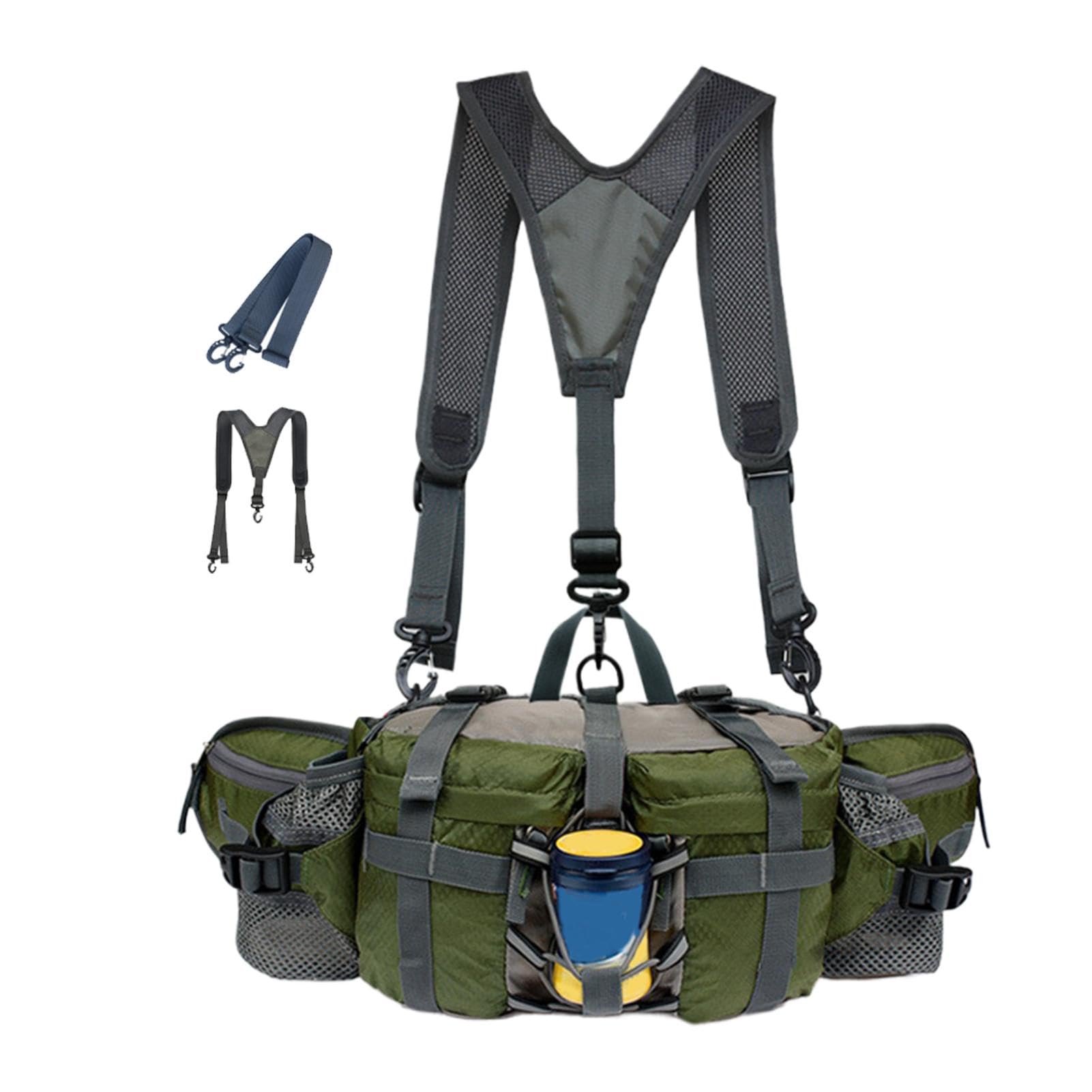 Riñonera impermeable para senderismo, riñonera para exteriores