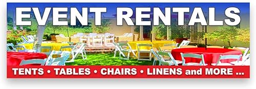 Miniatura 3 de Event Rentals - Banner de vinilo de 4.9 ft de ancho por 2.0 ft de alto