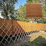 V3VOGUE Persianas De Caña Persianas De Bambu Exterior Estor Enrollable, Cortina Opacas De Bambú