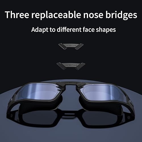 Miniatura 8 de Gafas de natación polarizadas unisex para mujeres, hombres, niños y niñas, 100% antivaho y anti-UV