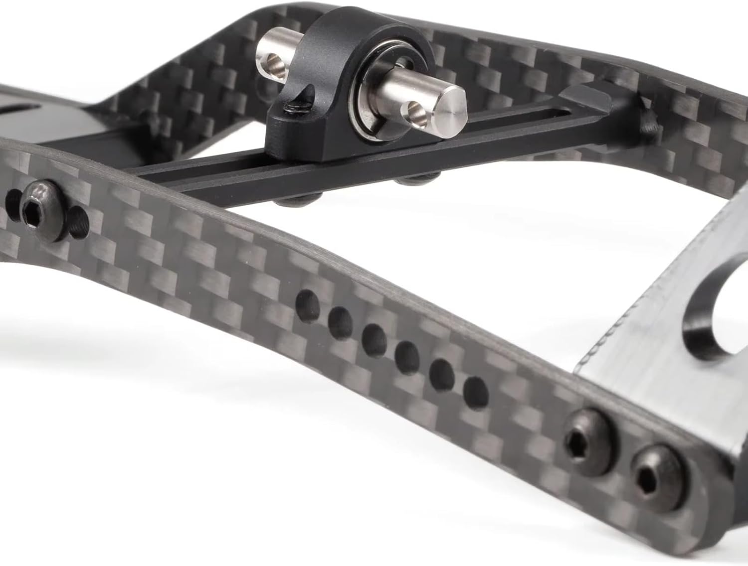 Aluminum Adjustable Carrier Bearing 70mm Width for 1/10 RC Rock Crawler 1.9 2.2 Shafty Comp Rigs Build (Gray)