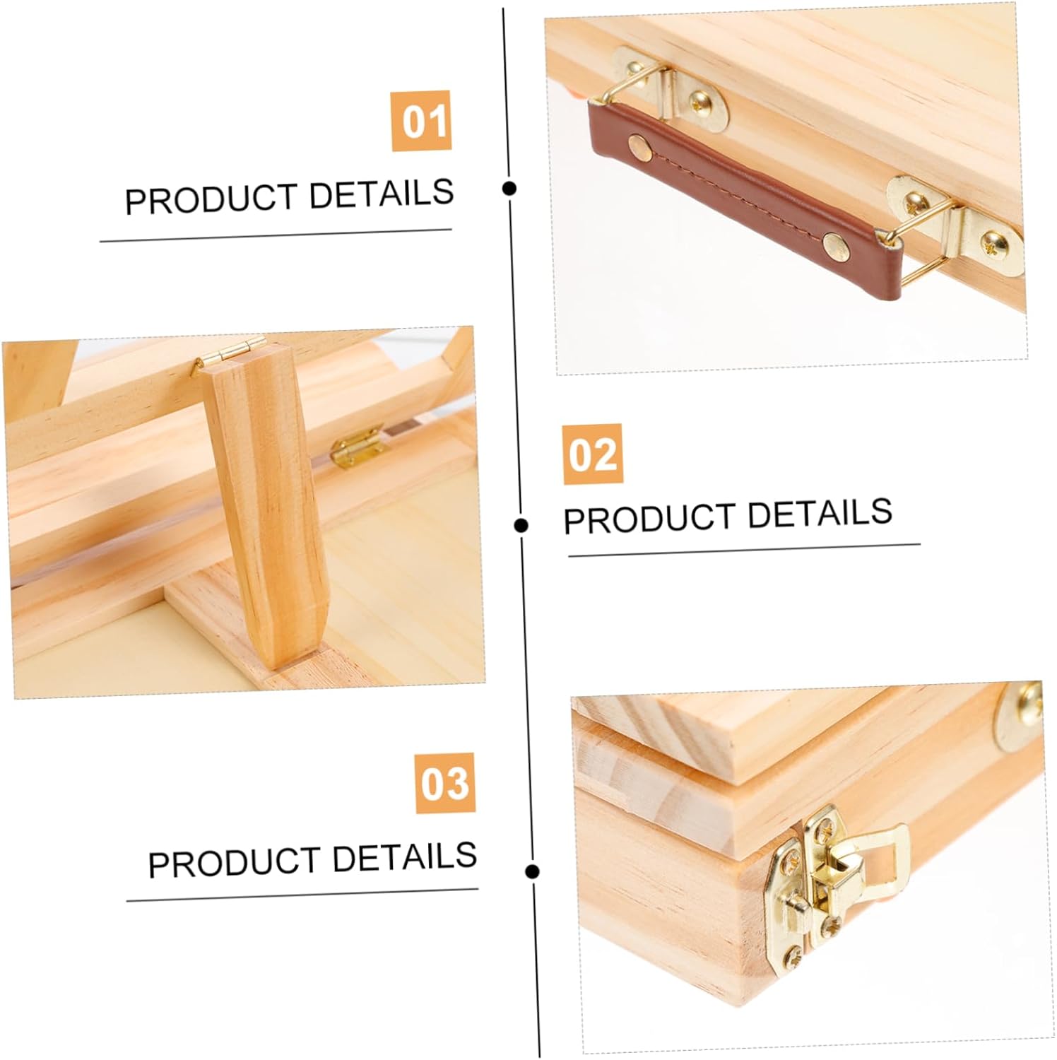 Wooden Desktop Easel with Drawer Portable Folding Painting Stand for Artists Mini Art Easel for Canvas Display for Home Studio and Travel