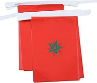 Vista 276 de Guatemala 19.7 ft BUNTING Flag 20 banderas 9'' x 6'' - Banderas de cuerda guatemalteca 5.9 x 8.3 in - AZ FLAG