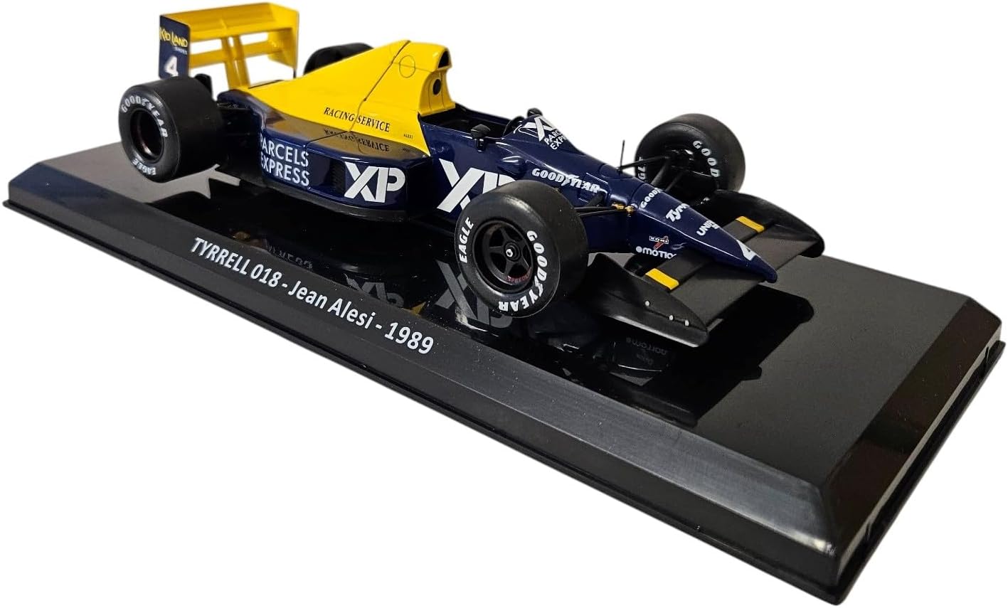 OPO 10 - 1/24 Scale Formula 1 car Compatible with Tyrrell 018 Jean Alesi 1989 GP F1 - OR101