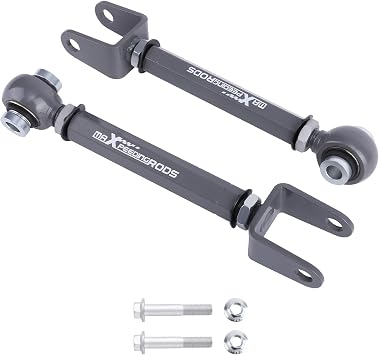 maXpeedingrods Adjustable Rear Toe Arms for Ford Mustang 2015-2023, Adjustable -3 to +3 Trailing Arms Control Arms Kit