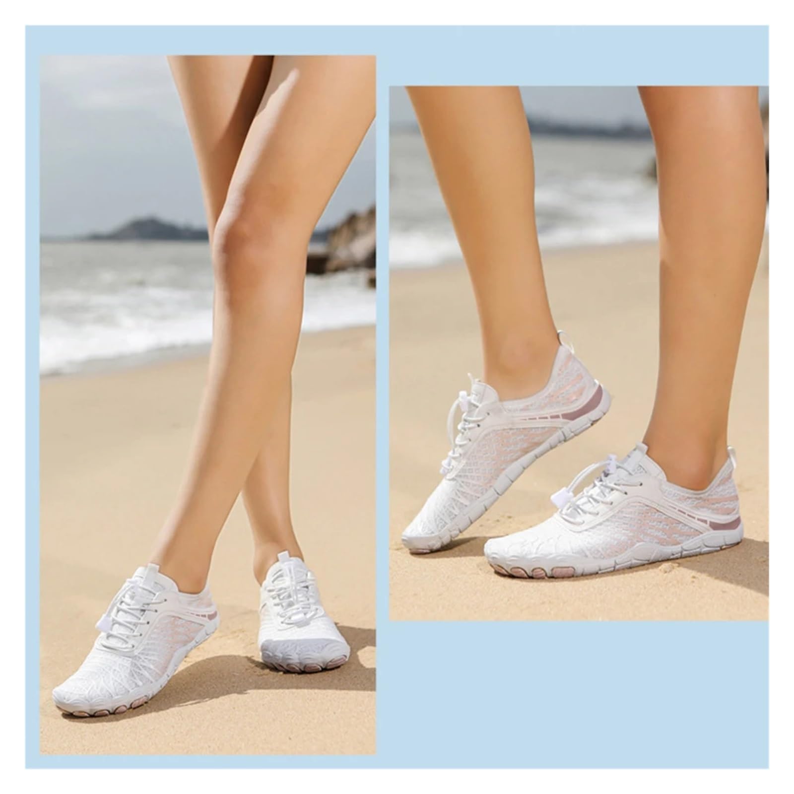 Scarpe da Acqua Scarpe Unisex a Piedi Nudi Sport Acquatici da Acqua a Monte Ginnastica Corsa for Fitness