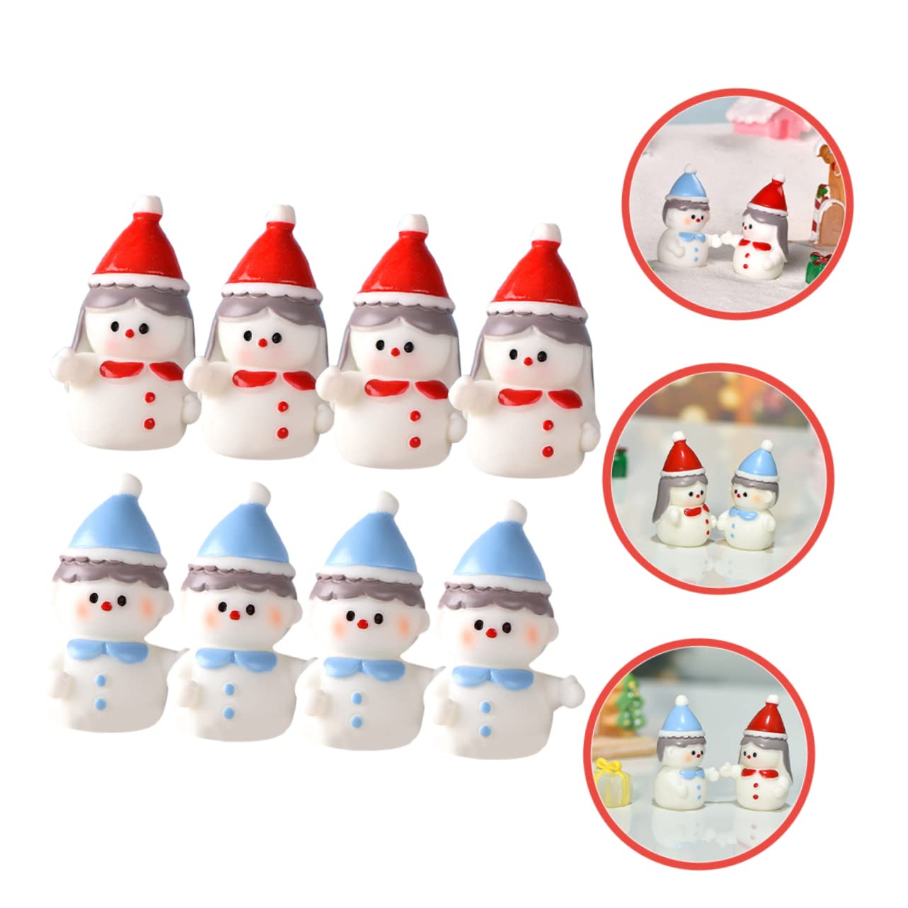 Alipis 32 Uds Muñeco De Nieve De Resina Estatua De Muñeco De Nieve De Vacaciones Estatuilla De Muñeco De Nieve Coleccionable Adornos De Mesa De Navidad Centro De Mesa De Invierno Pequeña