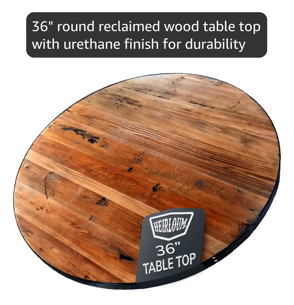 Amazon.com: HEIRLOUM Reclaimed Wood Table Top - Rustic Recycled