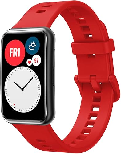 Miniatura 8 de Senter Correa para reloj Huawei, correa de repuesto deportiva de silicona suave compatible con reloj Huawei compatible con reloj inteligente Huawei