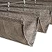 Bâche d'ombrage extérieure rétractable, voile d'ombrage coulissante (sans tige de support), auvent en polyester de remplacement pour tente de raisin pour terrasse en treillis de pergola en bois (cou